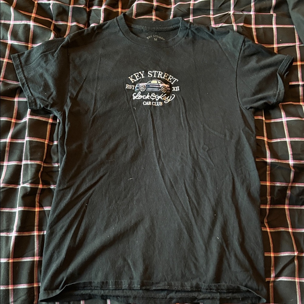 Key Street Black Graphic T-Shirt